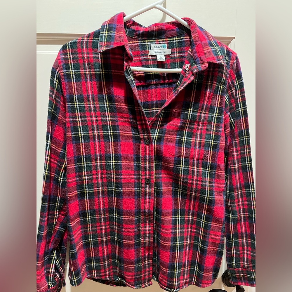 L.L. Bean relaxed fit flannel